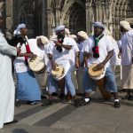 Arabische Musiker auf der Kölner Domplatte©Judith Nüsser